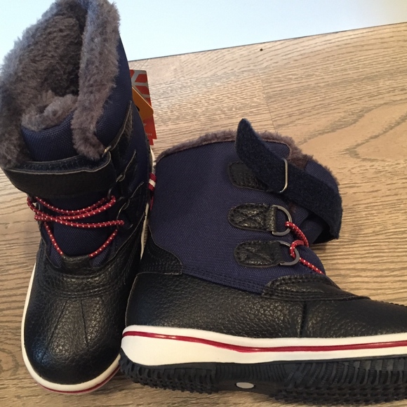 Toddler Boys Lined Snow Boot Sz 10 - Picture 3 of 7